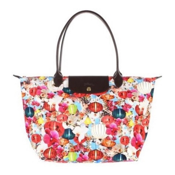 Longchamp | Bags | Rare Longchamp X Mary Katrantzou Le Pliage Tote 